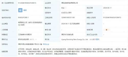 宁德时代在江苏溧阳成立一家新能源公司